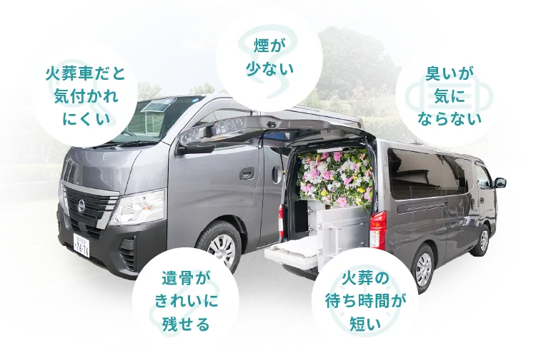 訪問ペット火葬の火葬車